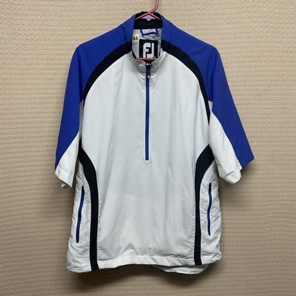 FootJoy FJ 1/4 Zip Short Sleeve Windbreaker Golf Jacket Pullover Men Size Medium